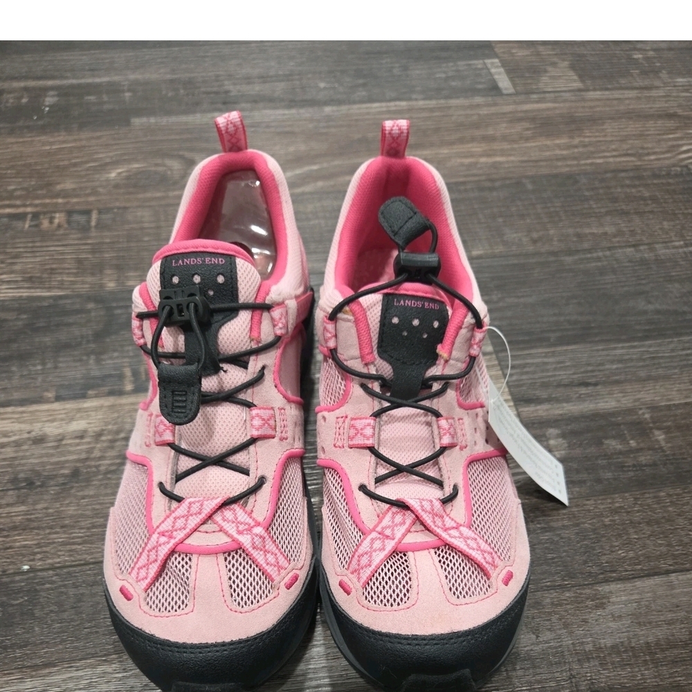 LANDS' END Pink Beach Combers Hiking Shoes | Size 7.5